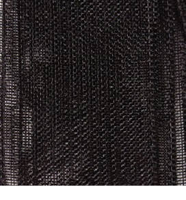 Black organza ribbon