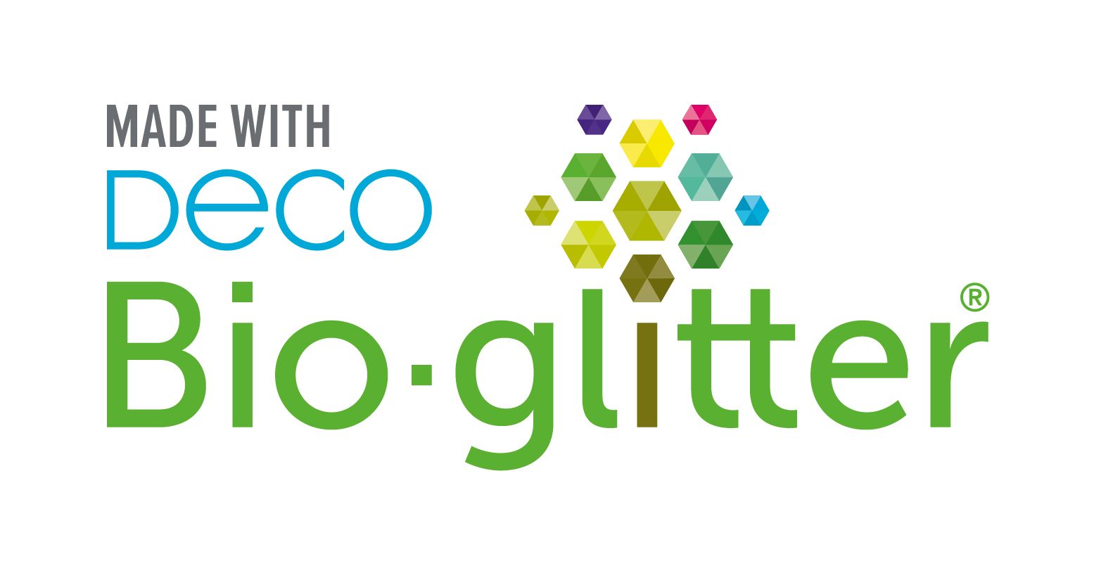 Uniqueco Bio Glitter FSCM Eco Party Brilliant Day Silver on Pink