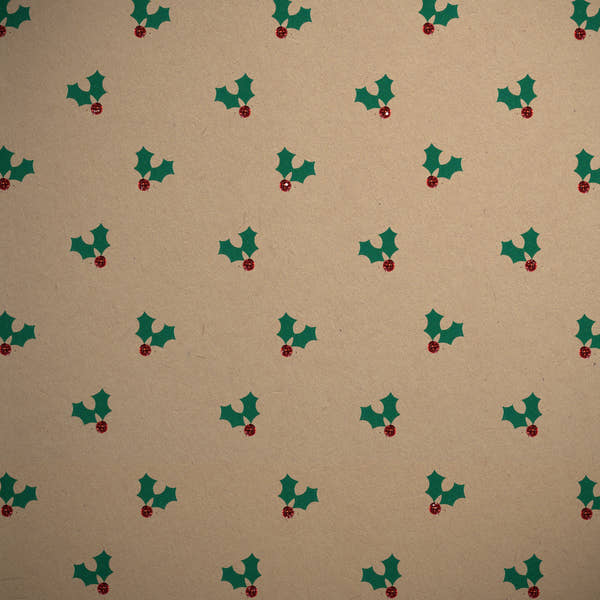 Uniqueco Bio Glitter FSCR Festive Eco Christmas Holly
