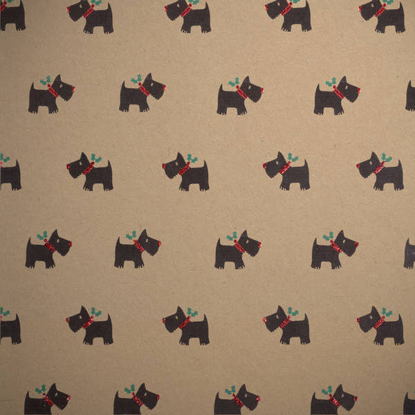 Uniqueco Bio Glitter FSCR Festive Eco Scottie Dog