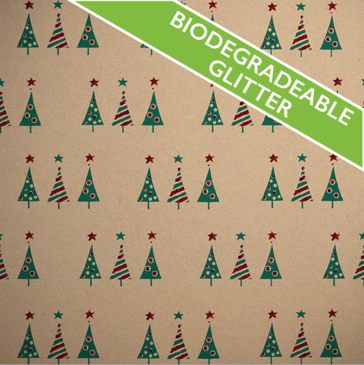 Uniqueco Bio Glitter FSCR Festive Eco 3 Trees
