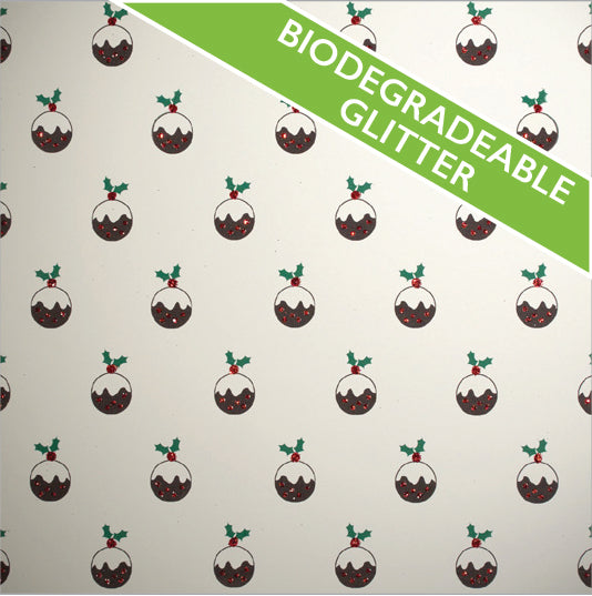 Uniqueco Bio Glitter FSCM Festive Eco Xmas Pudding