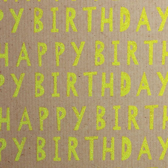 Neon Kraft Cut Out HB Neon Yellow wrapping paper