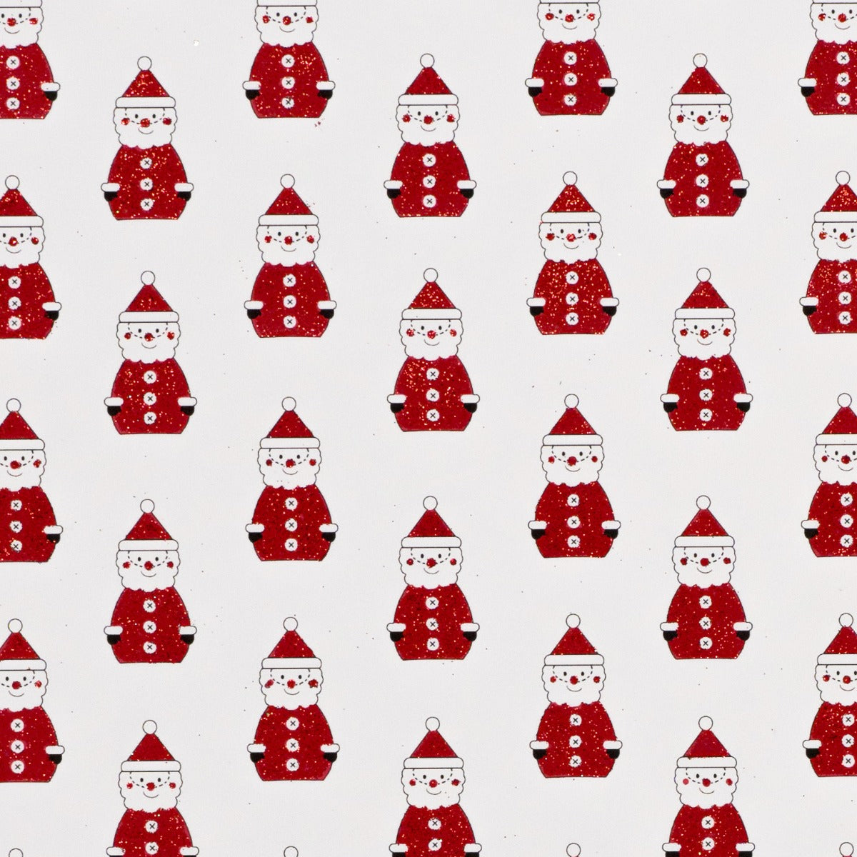 Christmassy Mini Santa Red on White