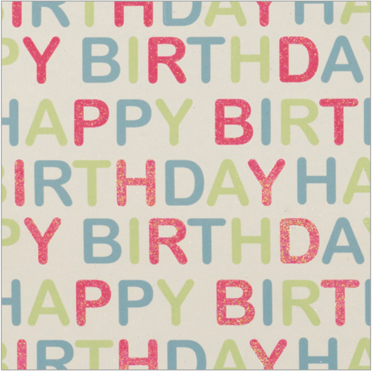 Glitter Modernity Pastel HB Multi Script Iri Pink