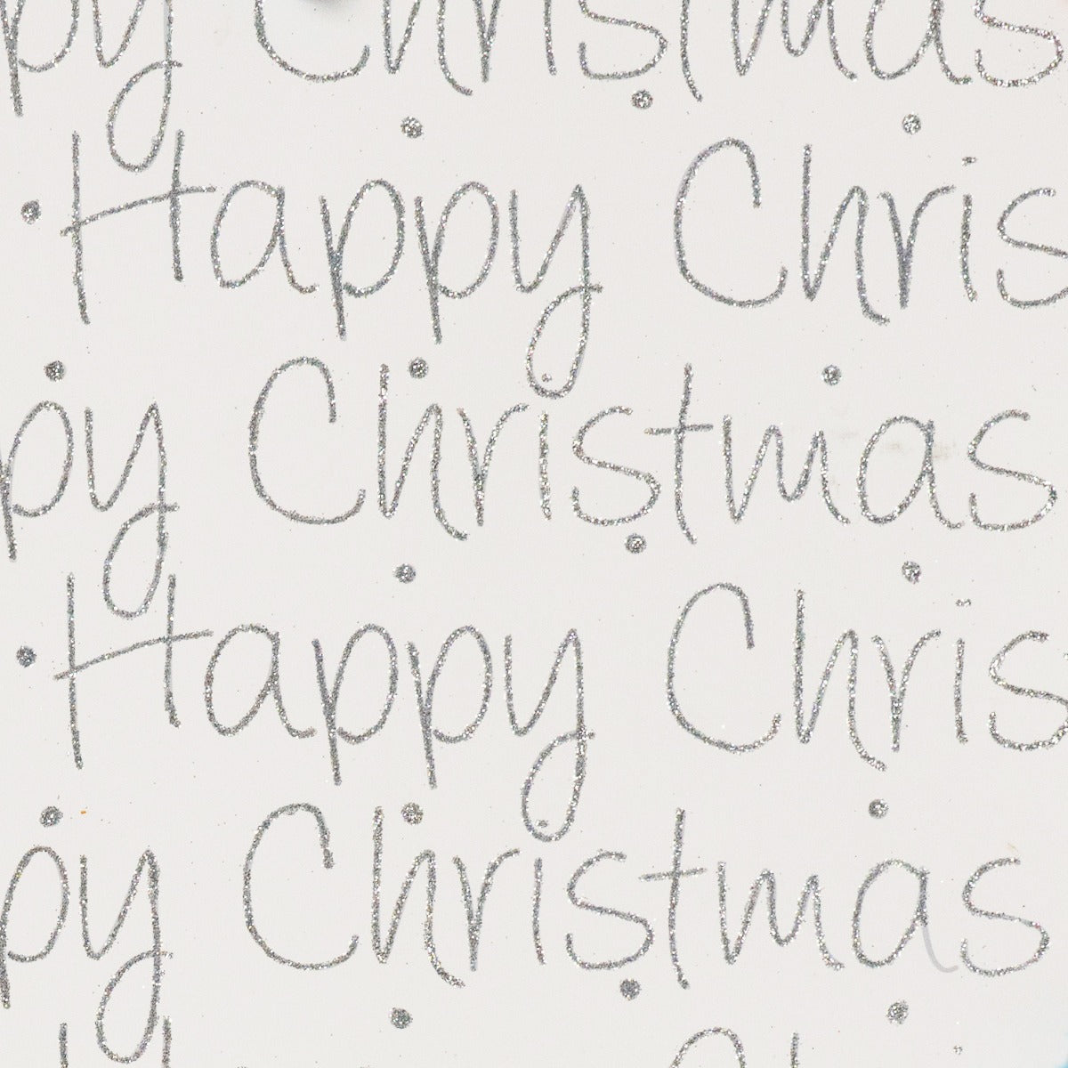 Finlandia Christmas Script Silver on White