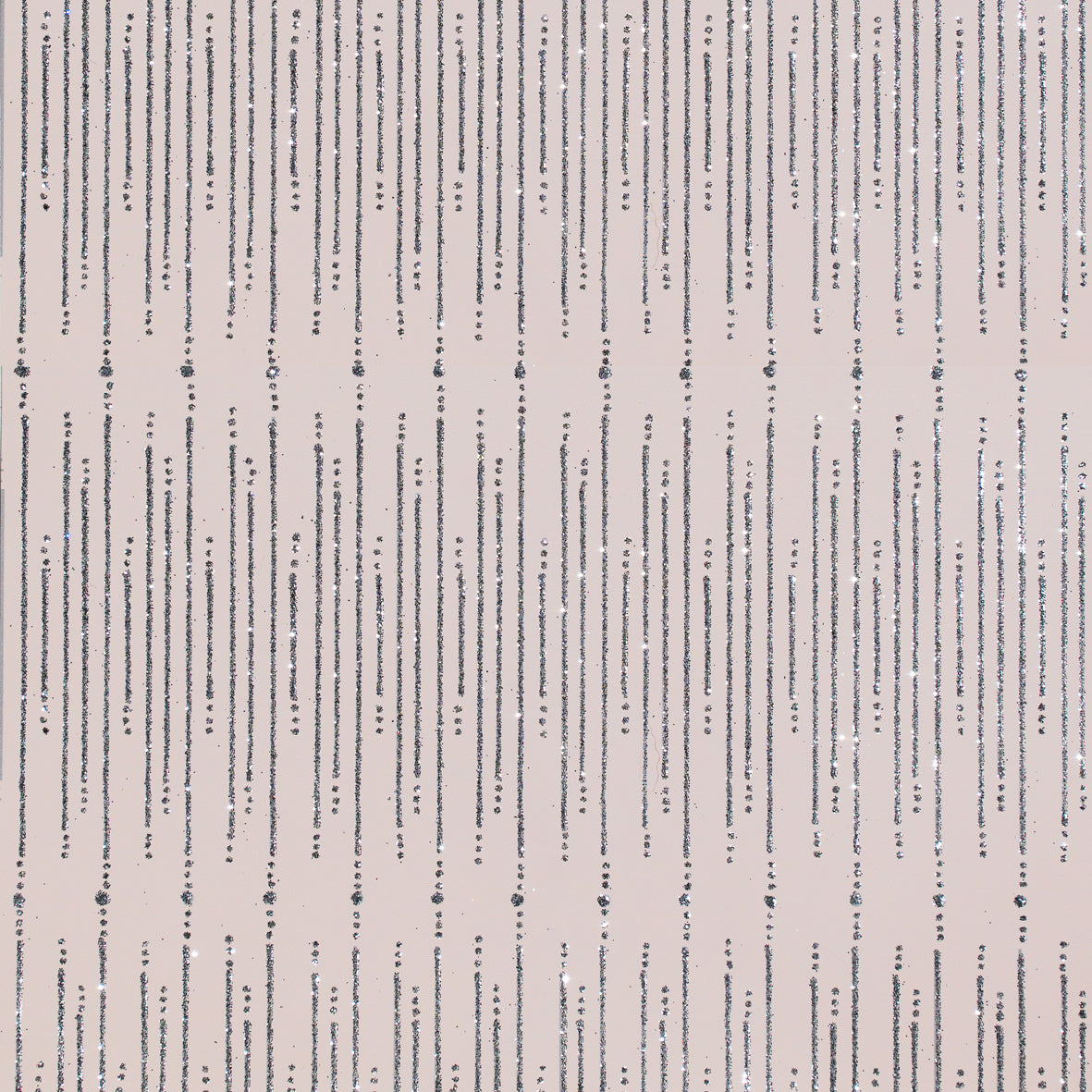 Winter Wonderland Icicle Silver on Blush