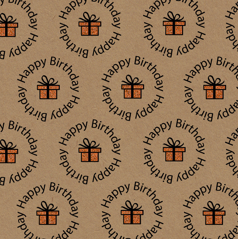 Uniqueco Bio Glitter FSCR Precious Metal HB Circle Copper Present