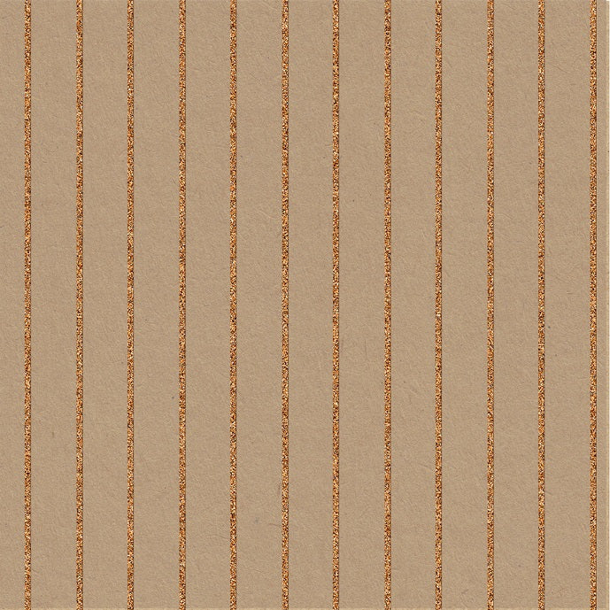 Uniqueco Bio Glitter FSCR Precious Metal Copper Stripe on Kraft