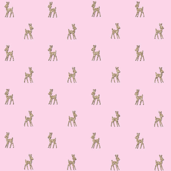 Uniqueco Bio Glitter FSCM Magical Christmas Baby Stag Sand on Pink
