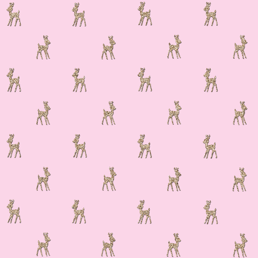 Uniqueco Bio Glitter FSCM Magical Christmas Baby Stag Sand on Pink