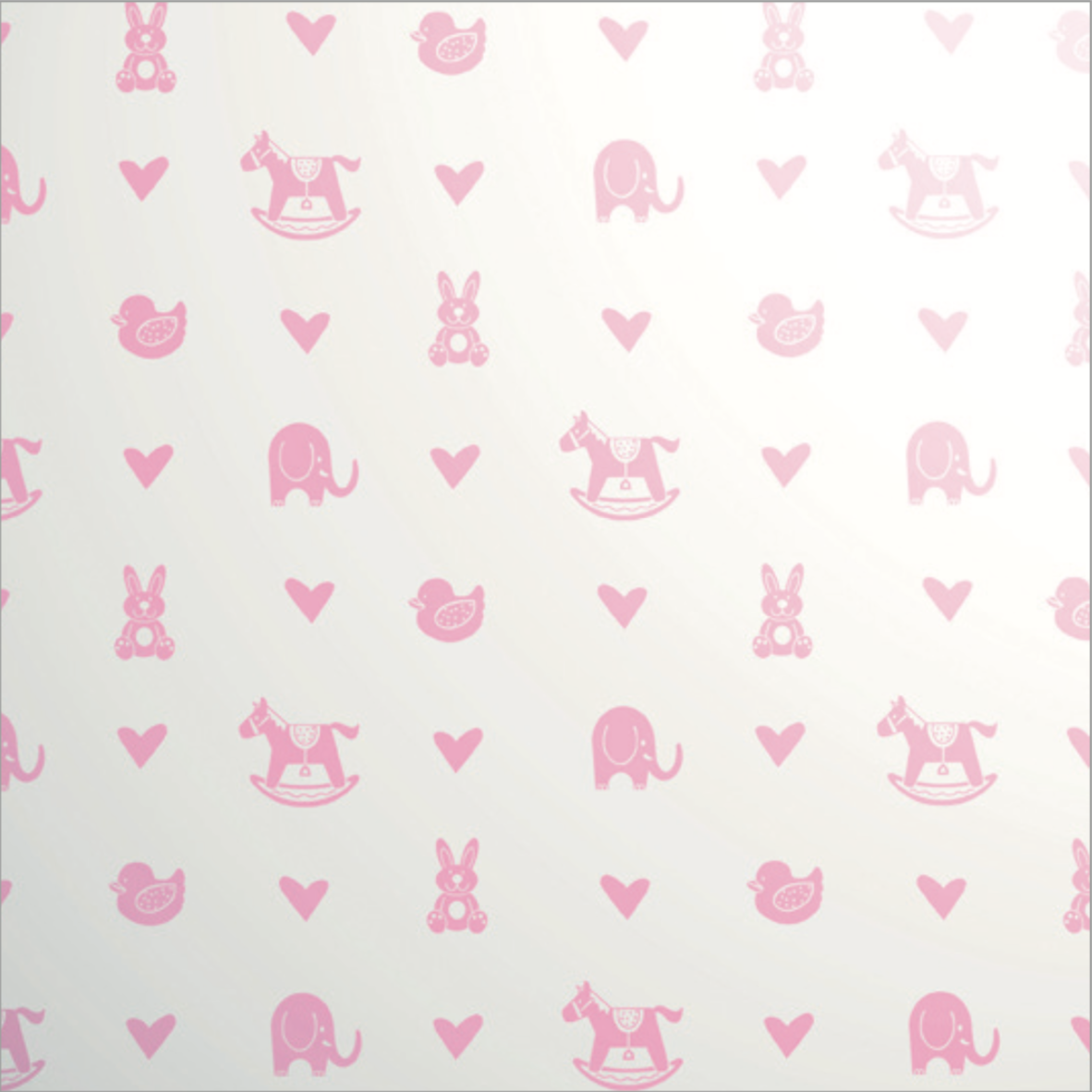 Printed Les Petits Baby Icons Pink