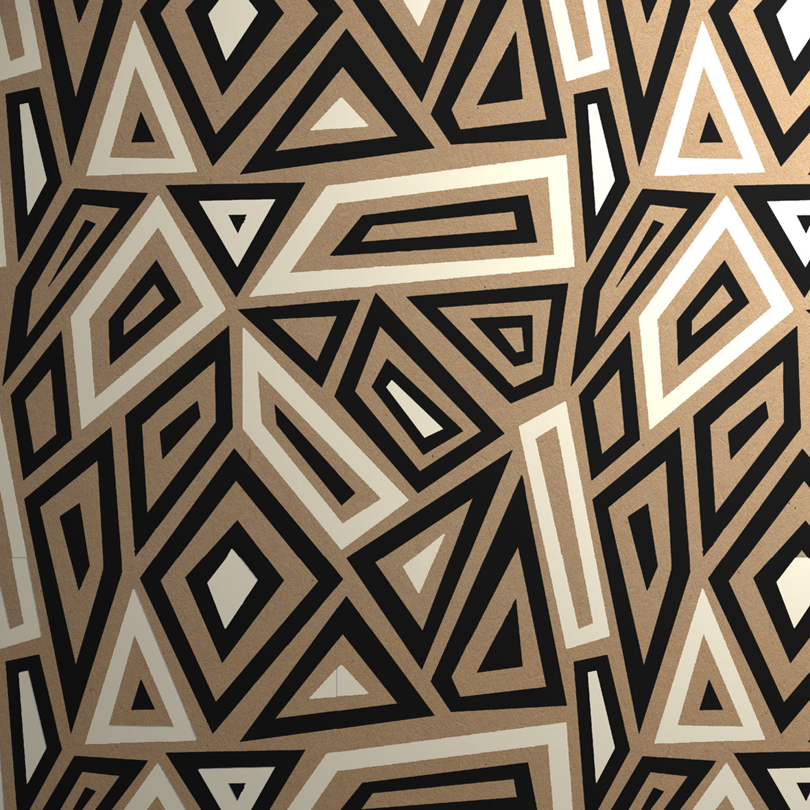 Uniqueco Printed FSCR Geo Kraft Geo Shards