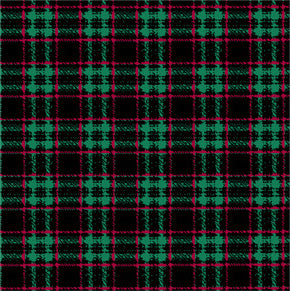 Uniqueco Printed FSCM Winter's Lodge Tartan Green/Black