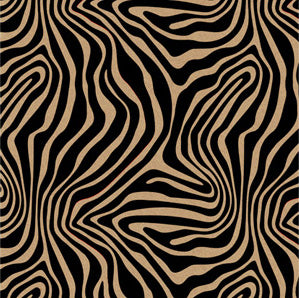Uniqueco Printed FSCR Love the Earth Zebra Print on Kraft
