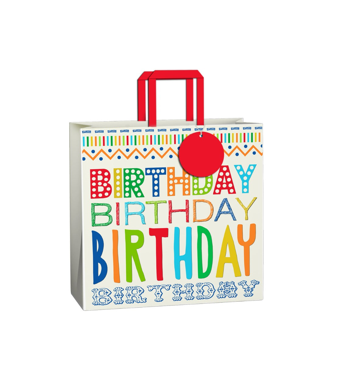 Uniqueco FSCM* Happy Days Birthday Bag Large (Unit of 6)