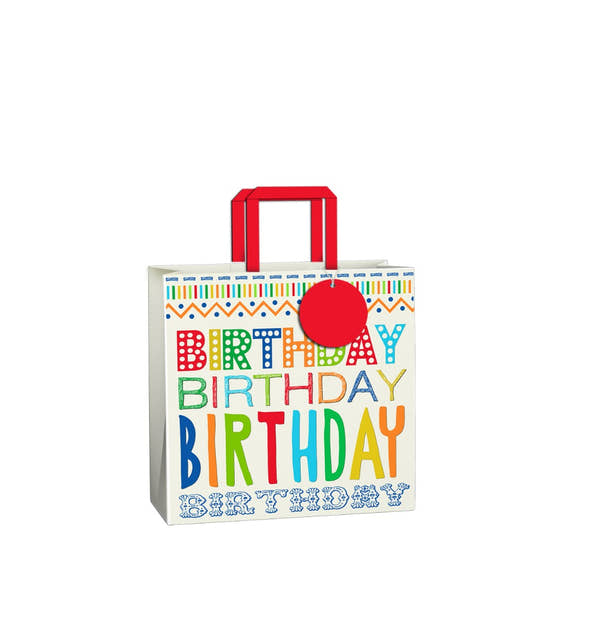 Uniqueco FSCM* Happy Days Birthday Bag Medium (Unit of 6)