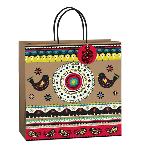 Uniqueco FSCM* Folklore Bag Extra Large (Unit of 6)
