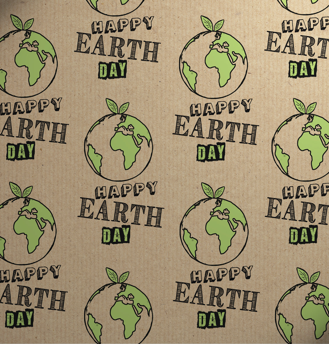 Uniqueco Printed FSC® Happy Earth Day on Kraft