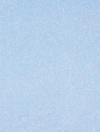 Iridescent Light Blue Glitter Gift Tag