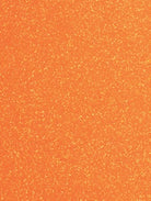 Neon Orange Glitter Gift Tag