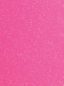 Neon Pink Glitter gift tag