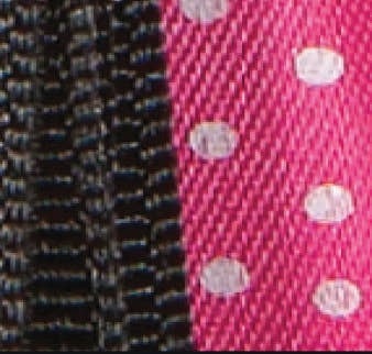 Pink and black duo ribbon