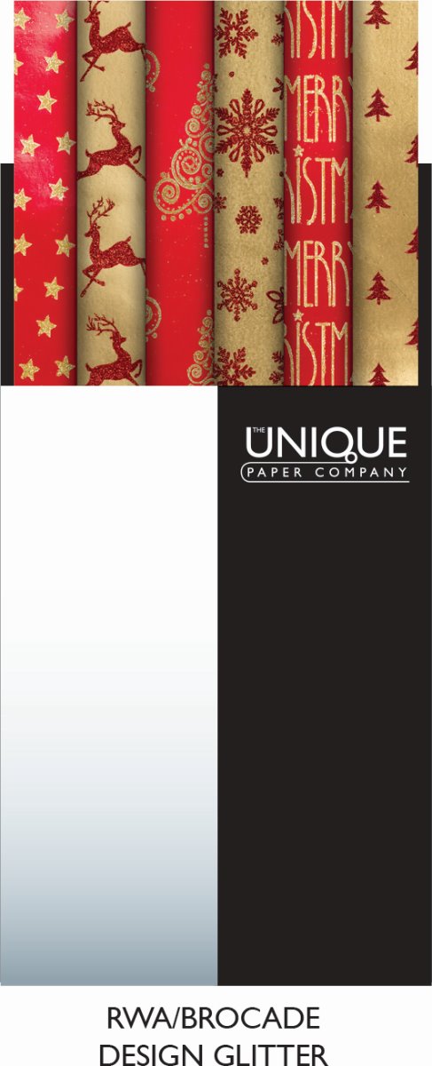 Brocade Rollwrap Assortment of 42 Rolls