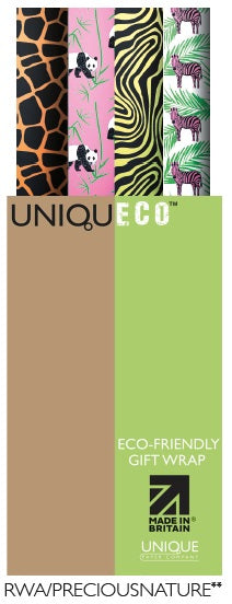 Uniqueco Printed FSCM Precious Nature Rollwrap Assortment Box of 42 Rolls