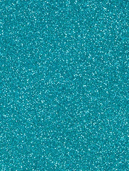 Turquoise Glitter Gift Tag
