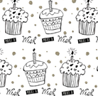 Uniqueco Bio Glitter FSC® Cheers Cupcakes