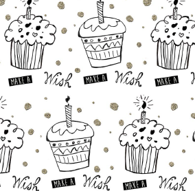 Uniqueco Bio Glitter FSC® Cheers Cupcakes