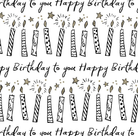Uniqueco Bio Glitter FSC® Cheers Candles