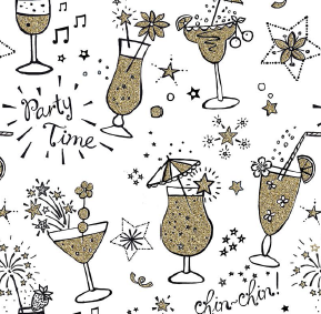 Uniqueco Bio Glitter FSC® Cheers Cocktails