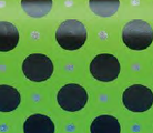 Bio Glitter FSC® Eco Party Silver/Black Spots on Green