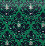 Uniqueco Bio Glitter FSC® Luxe Brocade Damask Tree