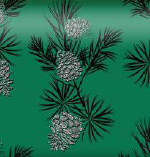Uniqueco Bio Glitter FSC® Luxe Brocade Pine Cones
