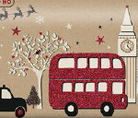 Uniqueco Bio Glitter FSC® Jolly Holly London Scene on Kraft