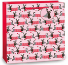 Uniqueco FSC® Bio Glitter Bag Merry Kitschmas Sausage Dog Large