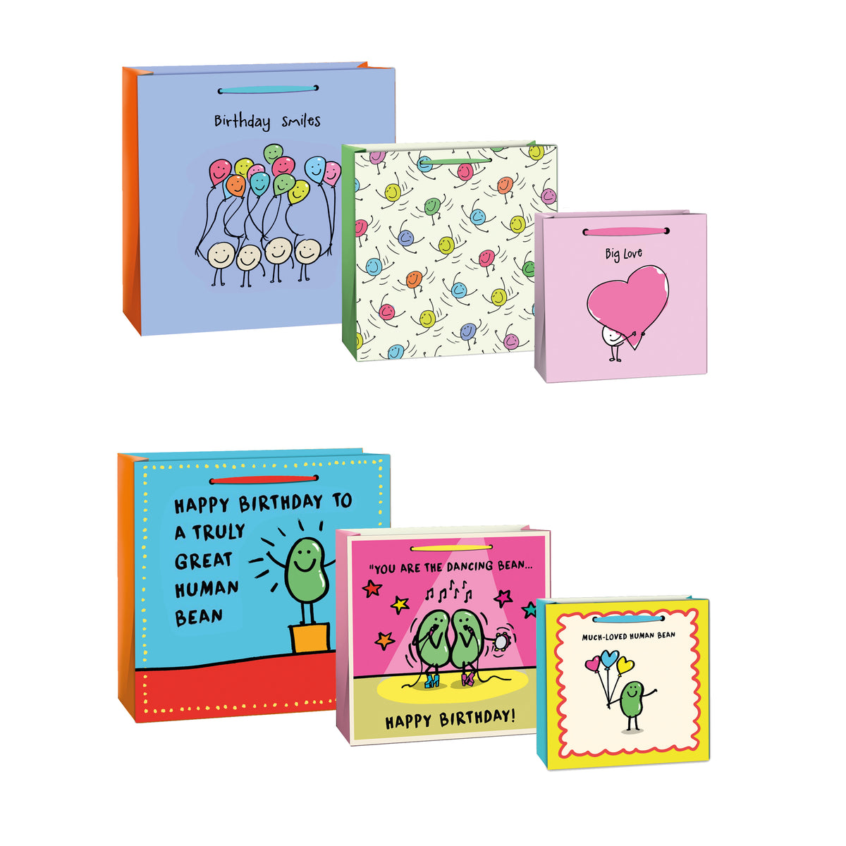 Lucilla Lavender Little Quirks and Human Bean gift bags