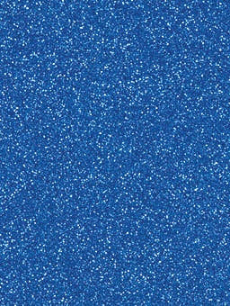 Blue Glitter Gift Tag