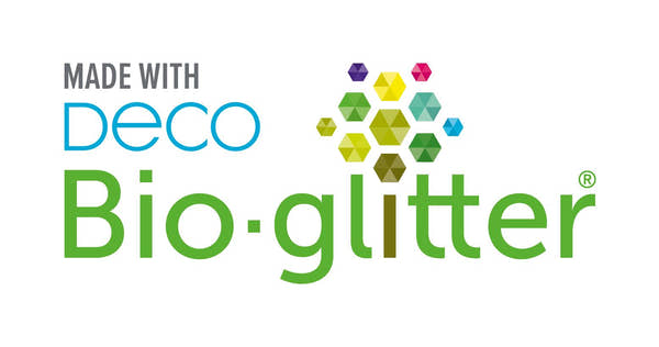 Uniqueco Bio Glitter FSCM Eco Party Present for You Silver on Yellow