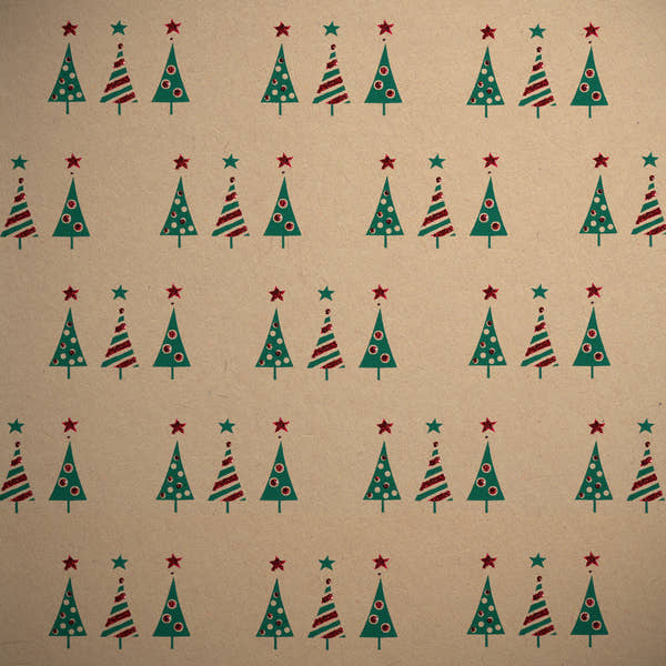 Uniqueco Bio Glitter FSCR Festive Eco 3 Trees