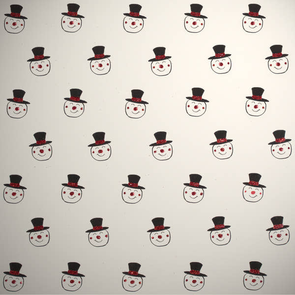 Uniqueco Bio Glitter FSCM Festive Eco Snowman Head