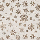 Golden Christmas Delicate Snowflake Sand on Alabaster