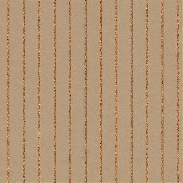 Uniqueco Bio Glitter FSCR Precious Metal Copper Stripe on Kraft