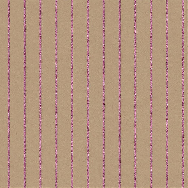 Uniqueco Bio Glitter FSCR Precious Metal Pink Stripe on Kraft