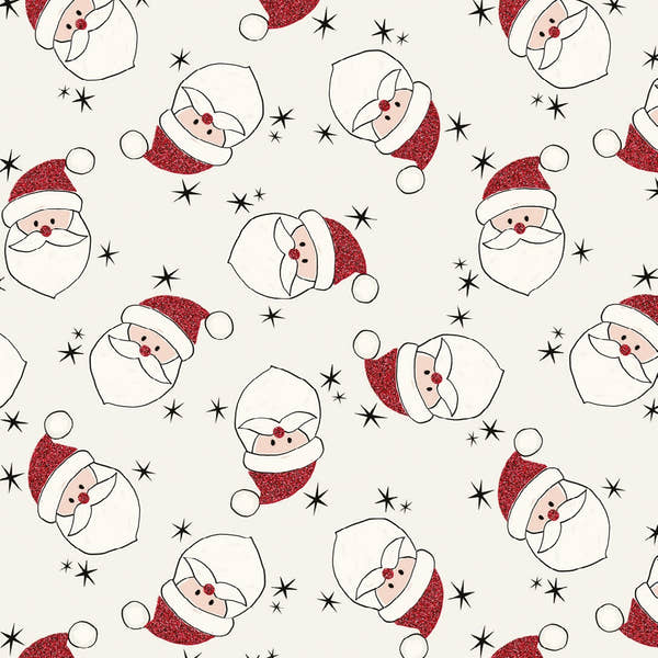 Uniqueco Bio Glitter FSCM Christmas Fun Santa Head