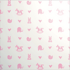 Printed Les Petits Baby Icons Pink