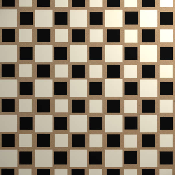 Uniqueco Printed FSCR Geo Kraft Geo Squares